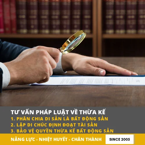 Kính lúp trên giấy tờ – tư vấn pháp luật về thừa kế bất động sản