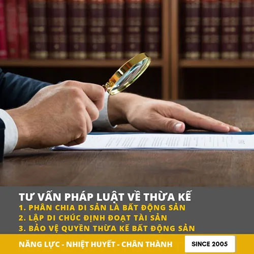 Tư vấn pháp luật về thừa kế quyền sử dụng đất và nhà ở